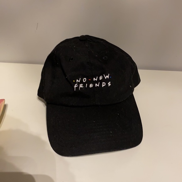No New Friends Baseball Cap black - Picture 2 of 2